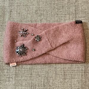 Victoria's Secret Blush Knit Headband with Embellishments